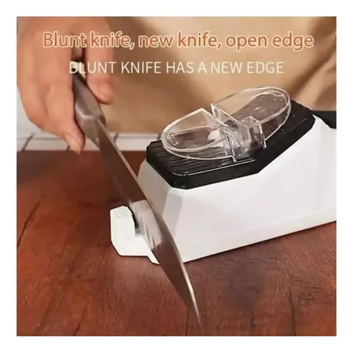 Afilador Cuchillo Y Tijeras Eléctrico Automático Multiuso Blanco — foto 8