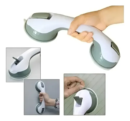 Agarradera Manilla Asa Soporte Seguridad Baño Ducha Mango Co Blanco