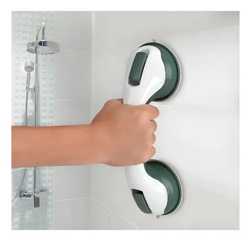 Agarradera Manilla Asa Soporte Seguridad Baño Ducha Mango Color Blanco — foto 8