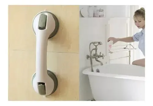 Agarradera Manilla Asa Soporte Seguridad Baño Ducha Mango Co Blanco — foto 5