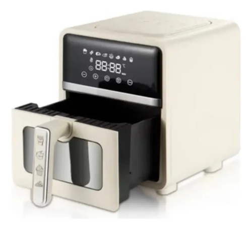 Air Fryer 5l Freidora De Aire 1400w Cocina Hogar G8 Blanco — foto 4