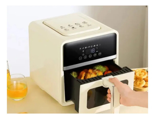 Air Fryer 5l Freidora De Aire 1400w Cocina Hogar G8 Blanco — foto 5