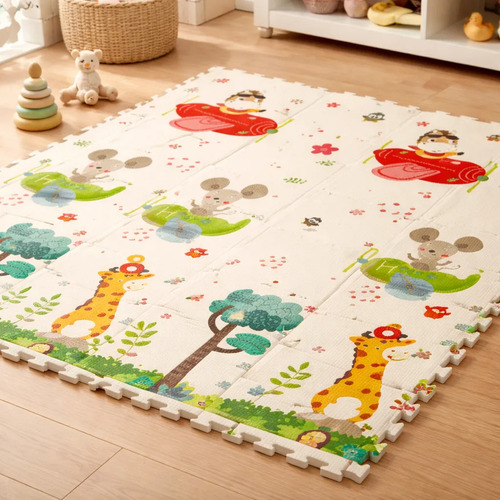 Alfombra Goma Eva Plegable Para Bebes 200x180cm Varios — foto 4