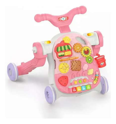 Andador Caminador Para Bebes 5 En 1 Multifuncional Rosa — foto 4