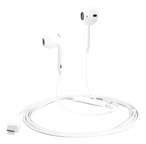 Audífonos Vidvie Tipo C Hs665 Manos Libres Blanco