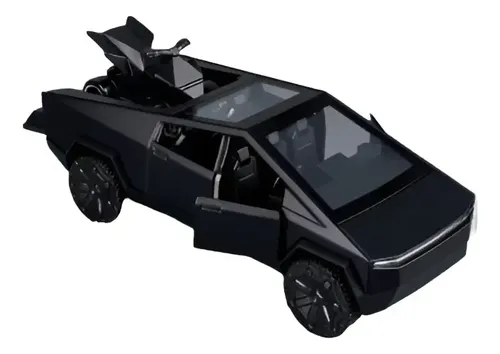 Auto Tesla Cybertruck Con Quad Escala 1:36 Juguete Metal Varios