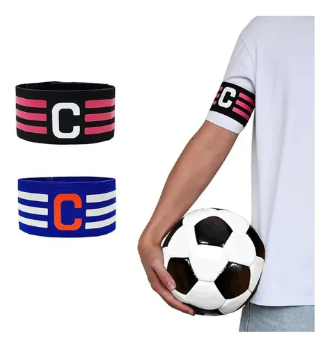 Banda Brazalete De Capitan Futbol Jineta Ajustable Adultos Varios — foto 3