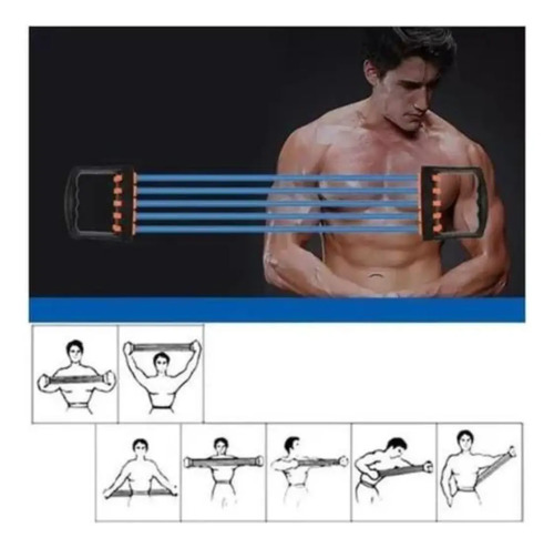 Bandas Elasticas Ajustable Resistencia Extensor De Pecho Varios — foto 7