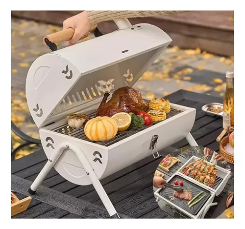 Barbacoa De Carbón Plegable Portátil Para Camping Parrilla Varios — foto 8