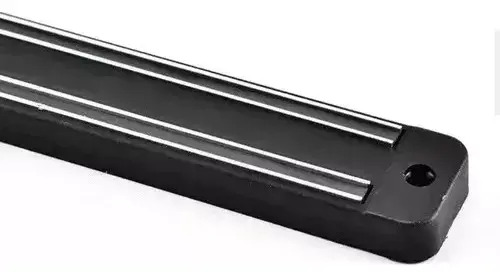 Barra Magnética Imán Cuchillos Cocina Herramientas 33cm Negro — foto 3