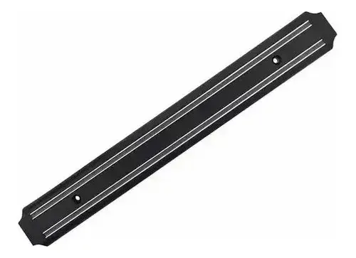 Barra Magnética Imán Cuchillos Cocina Herramientas 33cm Negro — foto 4