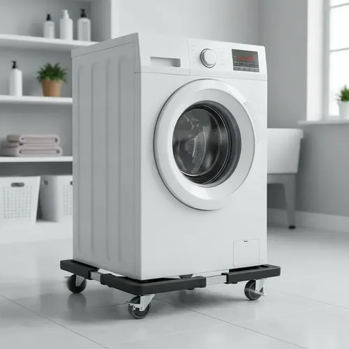 Base Móvil Ajustable Multifuncional Con 4 Ruedas Gira — foto 5