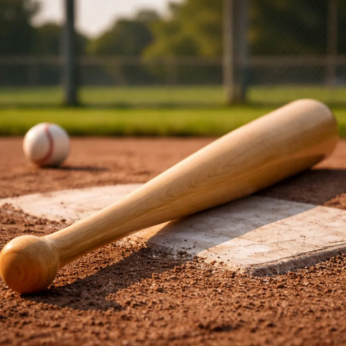 Bate De Madera De Beisbol 28 Pulgadas Baseball Madera — foto 3