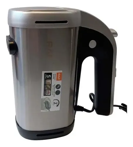 Batidora De Mano Eléctrica 2 Tipos Ganchos 150w Plateado 50hz/60hz — foto 7