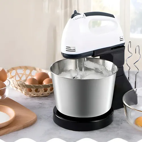 Batidora De Mano Raf R.6637 Negra 250w 7 Velocidades Negro Y Blanco Imagen — foto 2