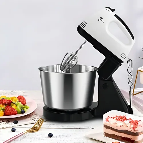 Batidora De Mano Raf R.6637 Negra 250w 7 Velocidades Negro Y Blanco Imagen — foto 8