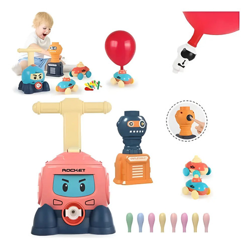 Bombin Lanzador De Autos Con Globos Juguete Para Niños Varios