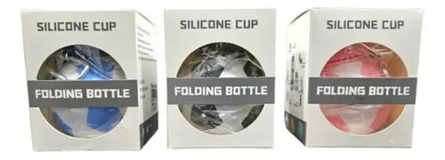 Botella Agua Plegable Pelota Silicona Portátil Viajes 550ml — foto 2