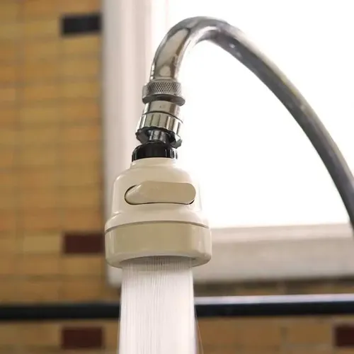 Cabezal Adaptador Llave Grifo Lavaplatos Universal 360° Blanco — foto 3