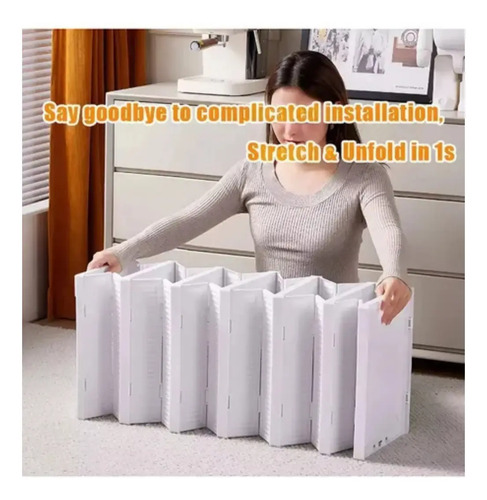 Cajas Organizador De Zapateros Plegables 6pz Sin Instalación Blanco — foto 6