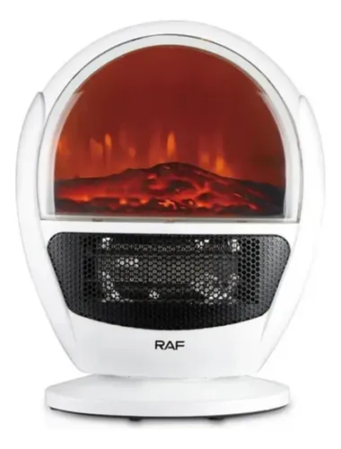 Calefactor Con Ventilador Eléctrico 1500w Raf Blanco — foto 4