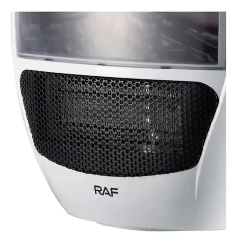 Calefactor Con Ventilador Eléctrico 1500w Raf Blanco — foto 5