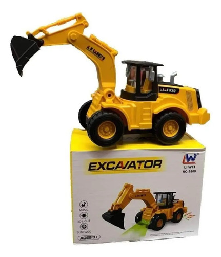 Camión Súper Excavador Con Luz Y Sonido Juguete Para Niños Camión Excavador — foto 2