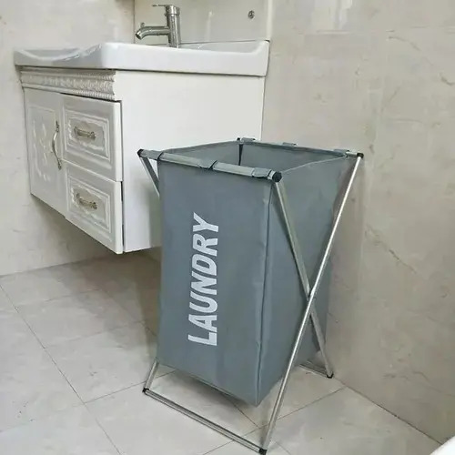 Canasto De Ropa Sucia Cesto Plegable Almacenador De Ropa Varios — foto 6