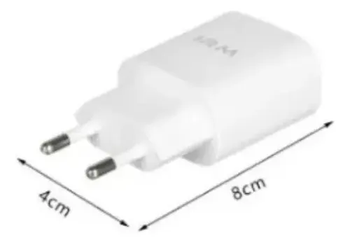 Cargador Carga Rápida Usb-c + Usb+a Irm Doble Salida Blanco — foto 3