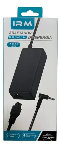 Cargador Punta Azul 60w 220v Para Notebook Negro