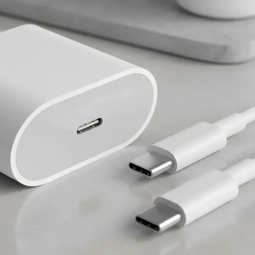 Cargador Tecnofonia Carga Rápida 35w Tipo Usb-c A C Blanco — foto 3