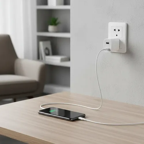 Cargador Tecnofonia Carga Rápida 35w Tipo Usb-c A C Blanco — foto 4