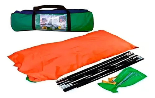 Carpa Para Acampar Glamping Armable Para 3 Personas 200x150 Verde — foto 3