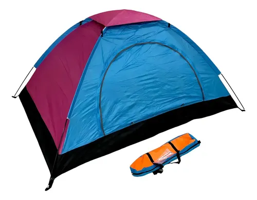 Carpa Para Acampar Glamping Armable Para 3 Personas 200x150 Color Verde — foto 4
