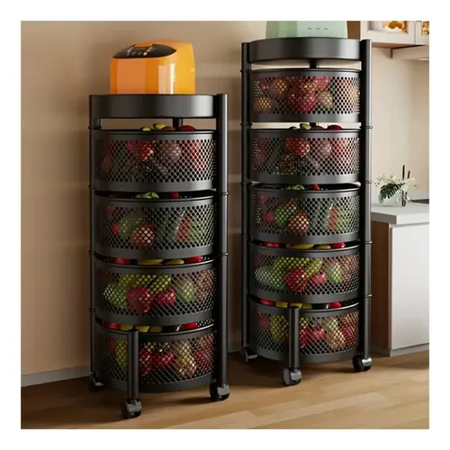 Carro Organizador Ruedas Estante De Verduras 5 Niveles Varios — foto 3