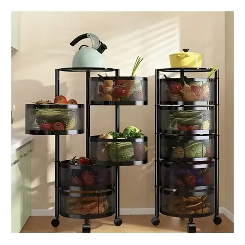 Carro Organizador Ruedas Estante De Verduras 5 Niveles Varios — foto 4