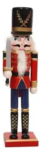 Cascanueces Para Navidad Decorativo De Madera 30cm Varios — foto 2