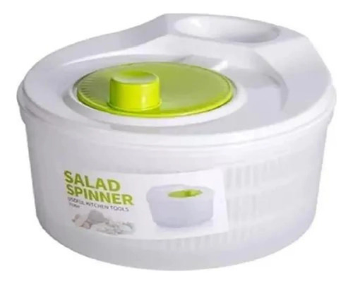 Centrifuga Secador De Lechuga Frutas Verduras Alimentos 3lts Blanco — foto 2