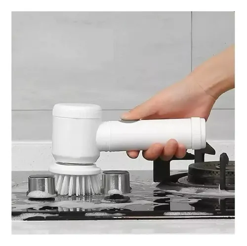 Cepillo Limpieza Eléctrico Multifuncional Cepillo Recargable Blanco — foto 7