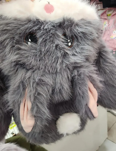 Chaqueta Abrigo Peludito De Animales Con Capucha Para Niños Conejo Standar — foto 2