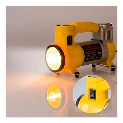 Compresor Con Linterna Ac-pro Cyclone Amarillo 150psi Monofásica — foto 6