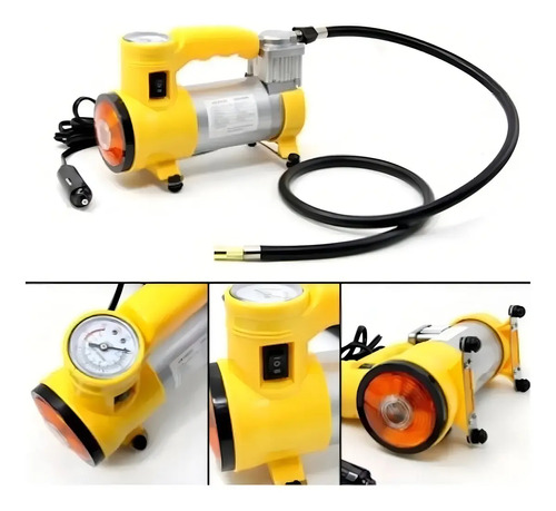 Compresor Con Linterna Ac-pro Cyclone Amarillo 150psi Monofásica — foto 7