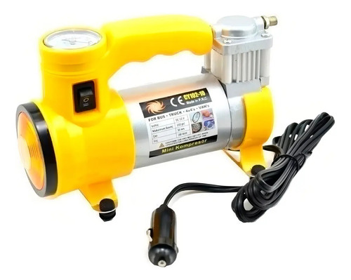 Compresor Con Linterna Ac-pro Cyclone Amarillo 150psi Monofásica — foto 2