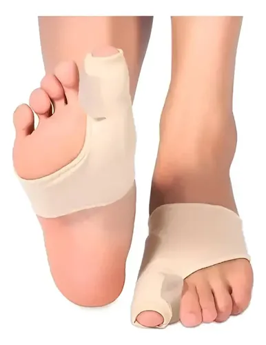 Corrector De Juanete (par Ambos Pies) Almohadillas De Gel Marrón L