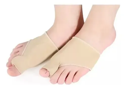 Corrector De Juanete (par Ambos Pies)  Almohadillas De Gel Marrón L — foto 4