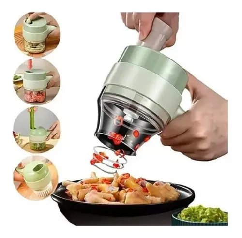 Cortador De Verduras Y Carnes Inalambrico Recargable Varios