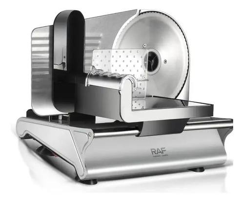 Cortadora Rebanadora Carne Fiambre Eléctrica Raf 8800 Plata — foto 8
