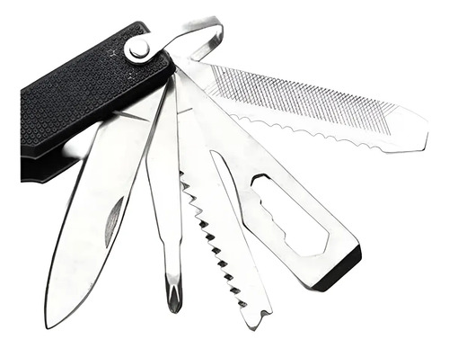 Cortaplumas Martillo Hacha Multiuso Equipo Camping Pesca Negro — foto 2