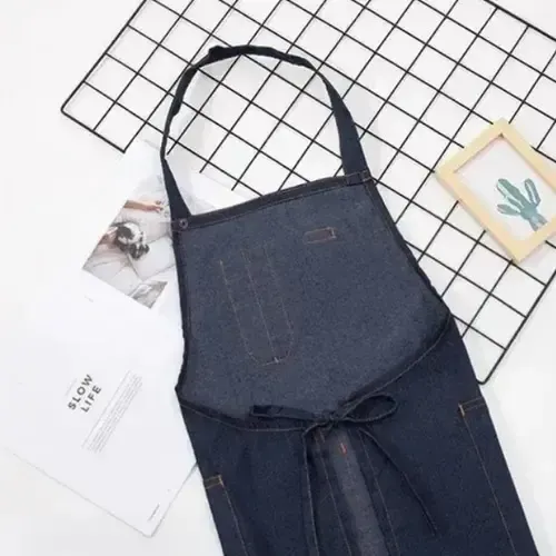 Delantal Pechera Para Cocina, Barbería O Jardinería Jeans — foto 4