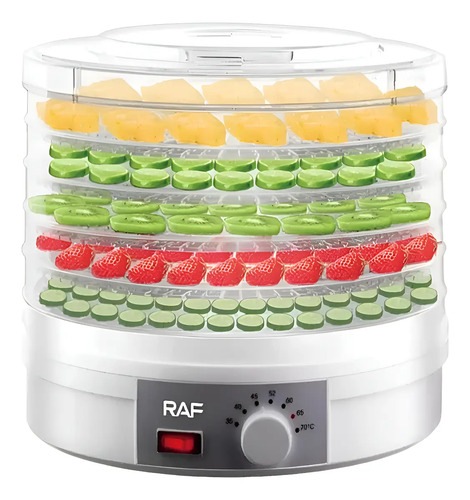 Deshidratador De Alimentos Frutas Y Verduras Automática Blanco